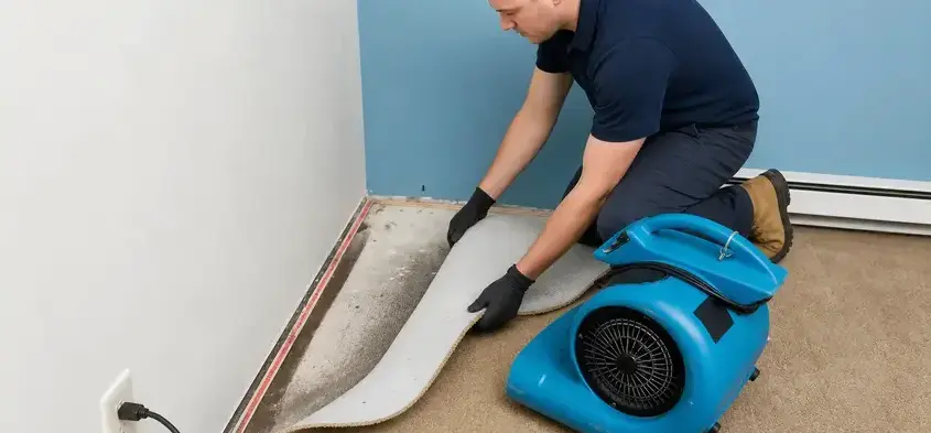 Carpet water damage in Wisconsin Rapids, WI by Lane Water Damage Restoration